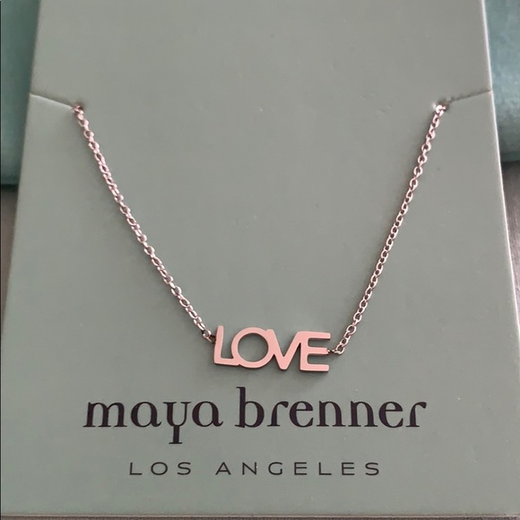 maya brenner Jewelry - Silver LOVE bracelet